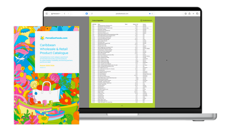 For bulk orders and food importers